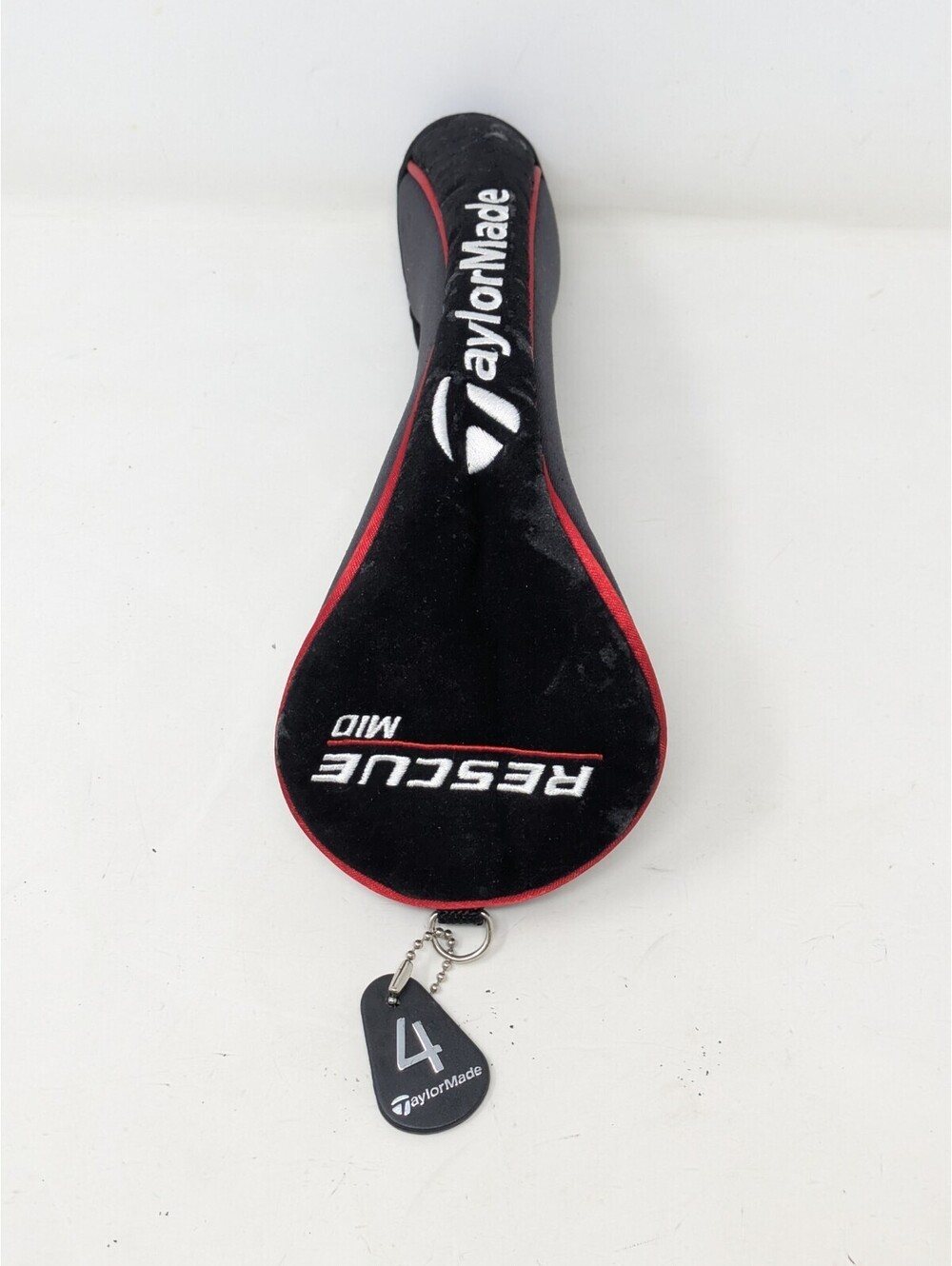 TaylorMade Rescue Mid Hybrid Golf Head Cover Black Red